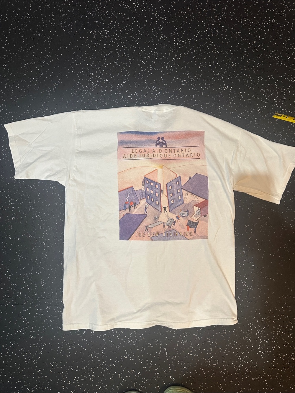 Vintage White Short-Sleeve Tee Graphic Tee